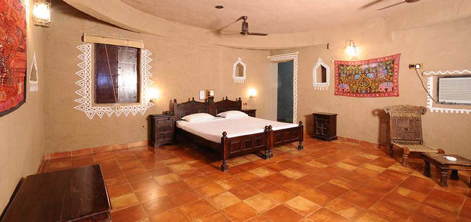 View of a Cottage: Chouki Dhani Resort Rajkot